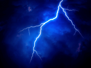 lightning causes power surge